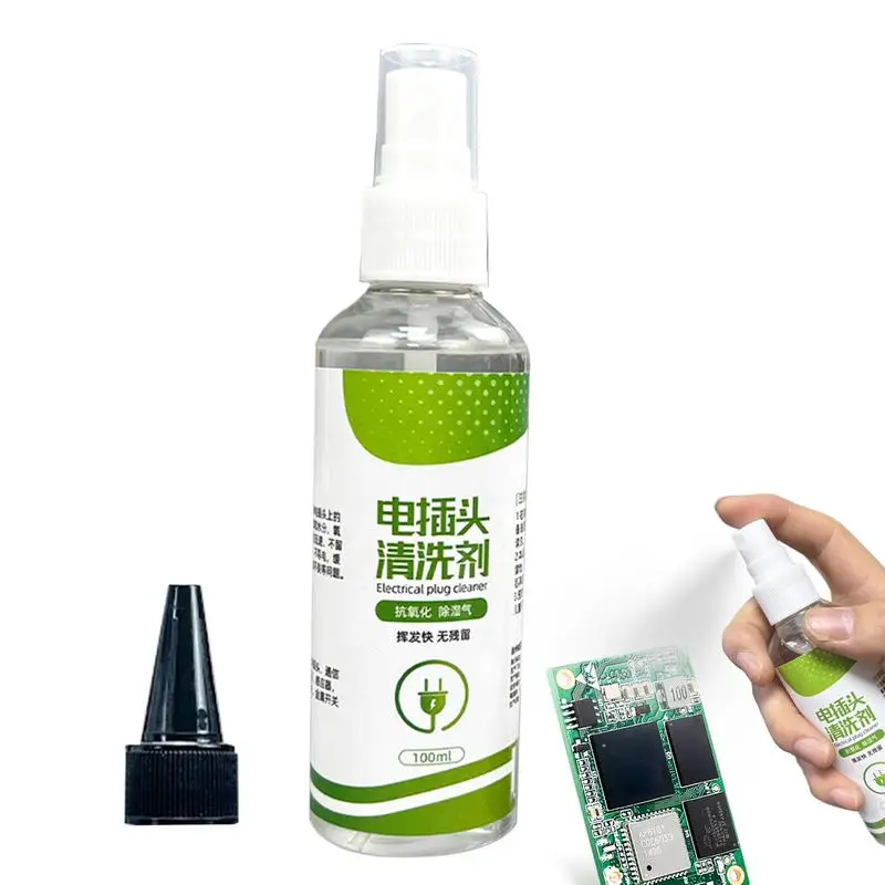100ml Electrical Cleaner Fast-Drying Electronic Cleaner Safety Aerosol Spray Industrial Equipment Degreaser Liquid For Car Plugs