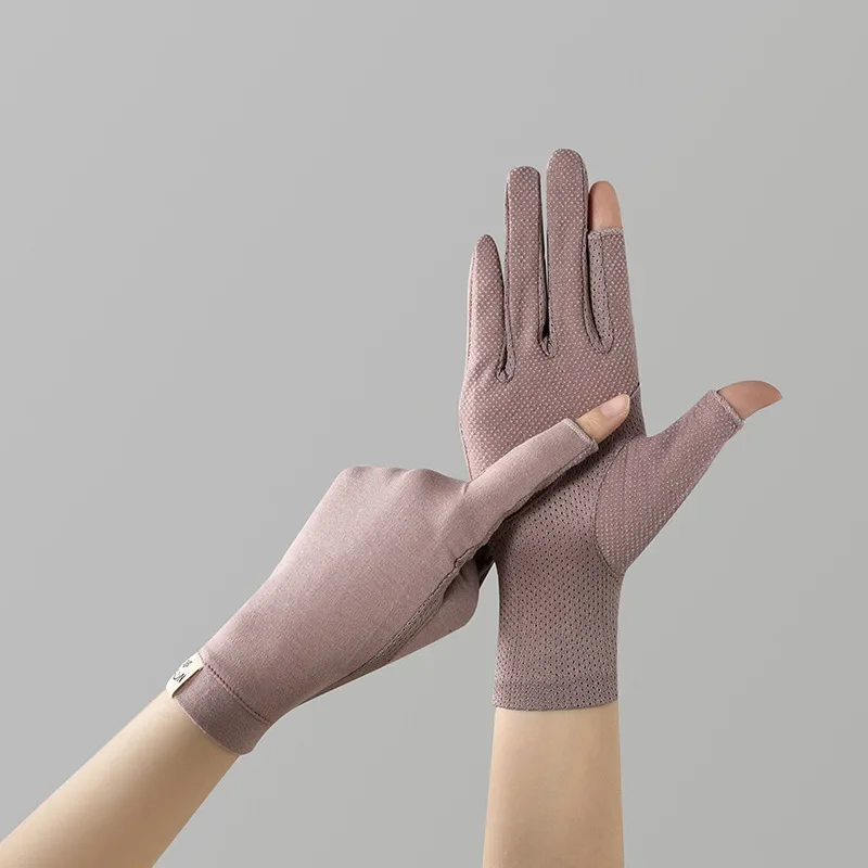 Luvas de motocicleta respiráveis para homens e mulheres primavera verão luvas finas de tela de toque anti-uv antiderrapante equitação luvas de condução