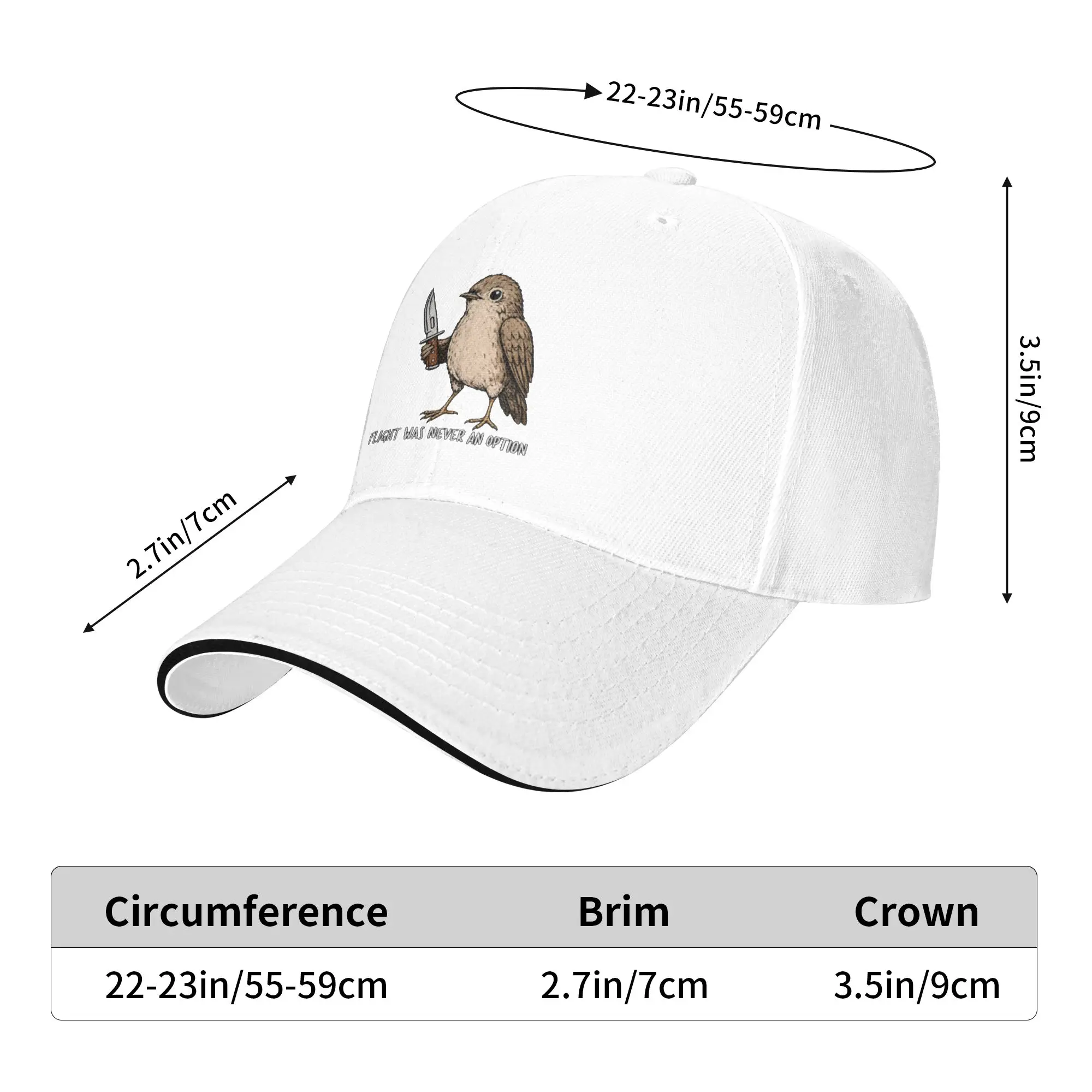 Flight Was Never An Option Gift For Children Men Women A Baseball Cap Hat