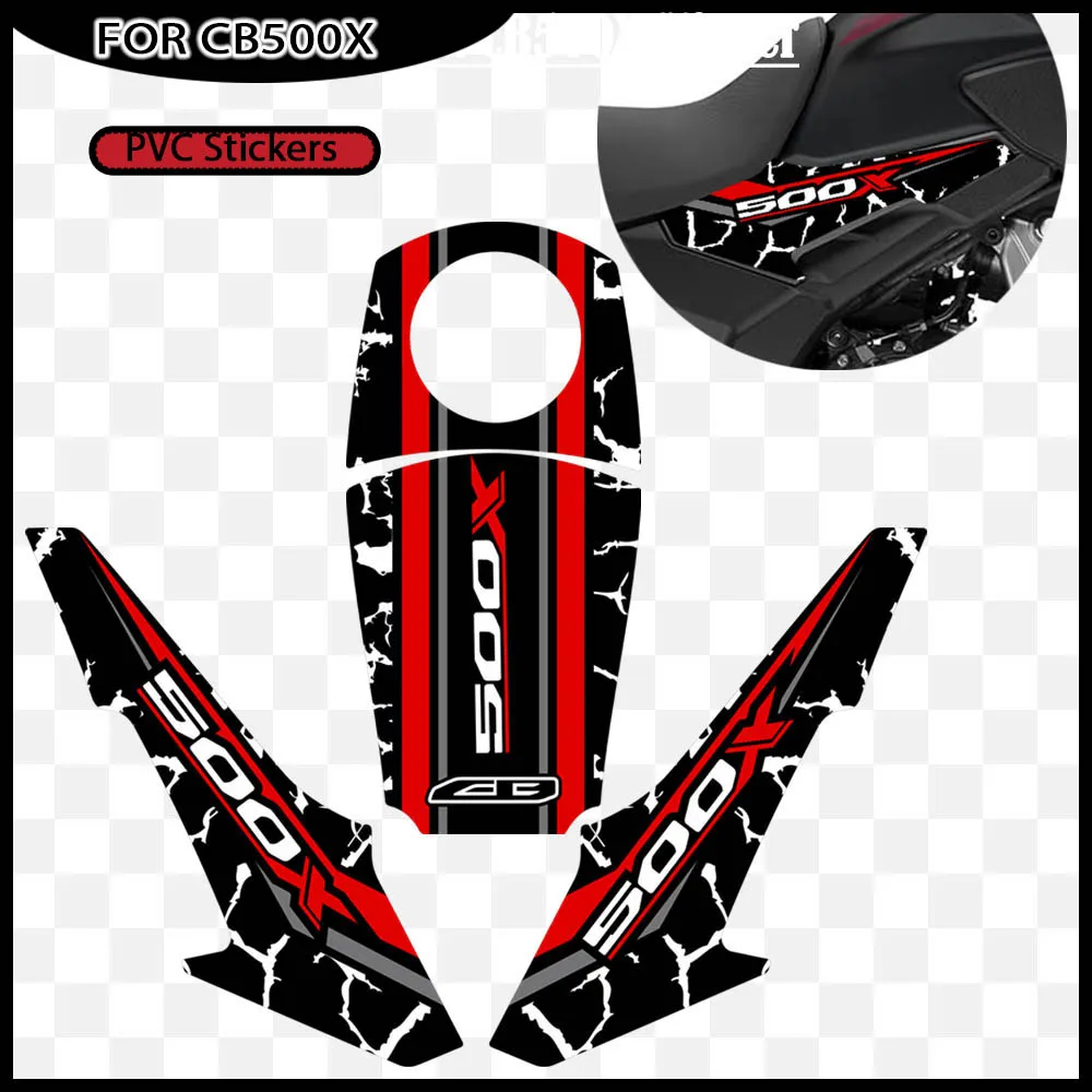

For Honda CB500X CB 500X Protector Tank Pad Emblem Trunk Luggage Fairing Fender Windshield Handguard Wind Deflector Stickers