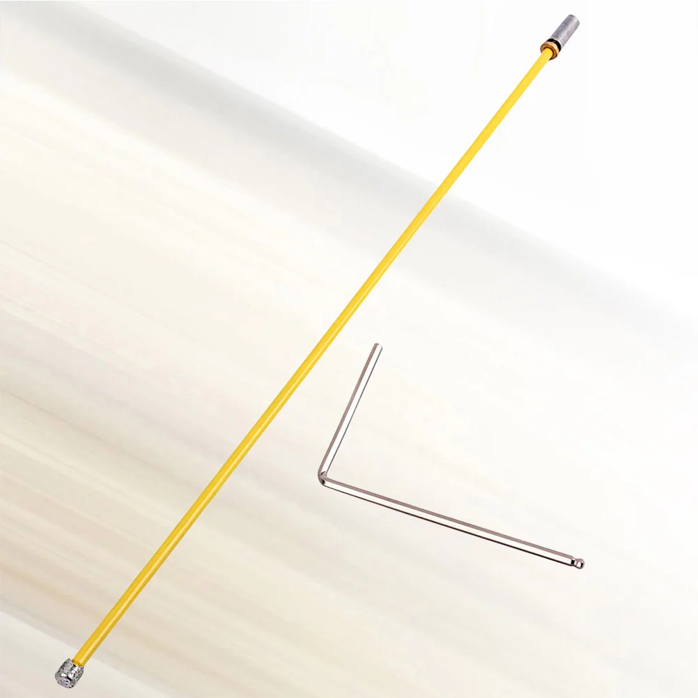 2 Way Adjustment Truss Rod 490mm Double Course Truss Rod for Guitar with Wrench (Yellow) metal Truss Rod