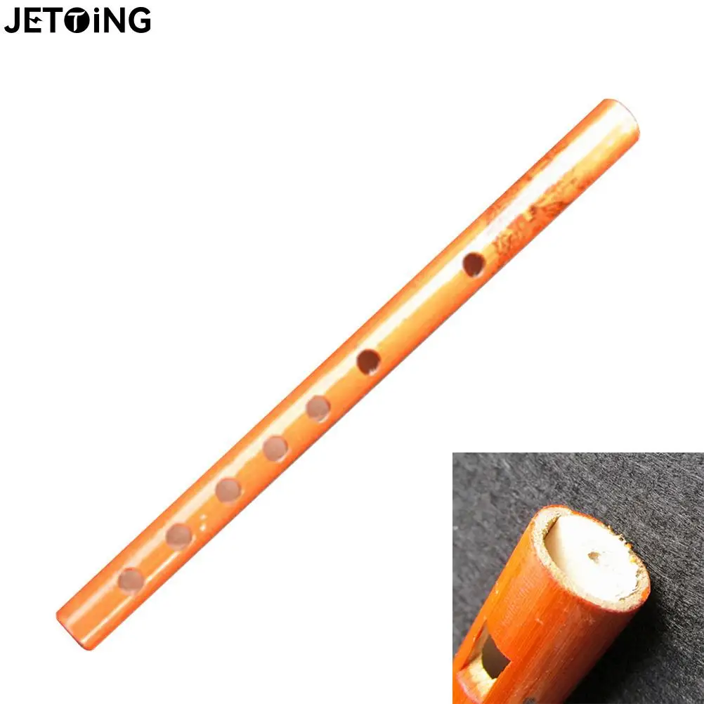 Chinese Traditional 6 Hole Bamboo Flute Clarinet Student Musical Instrument Wood Color