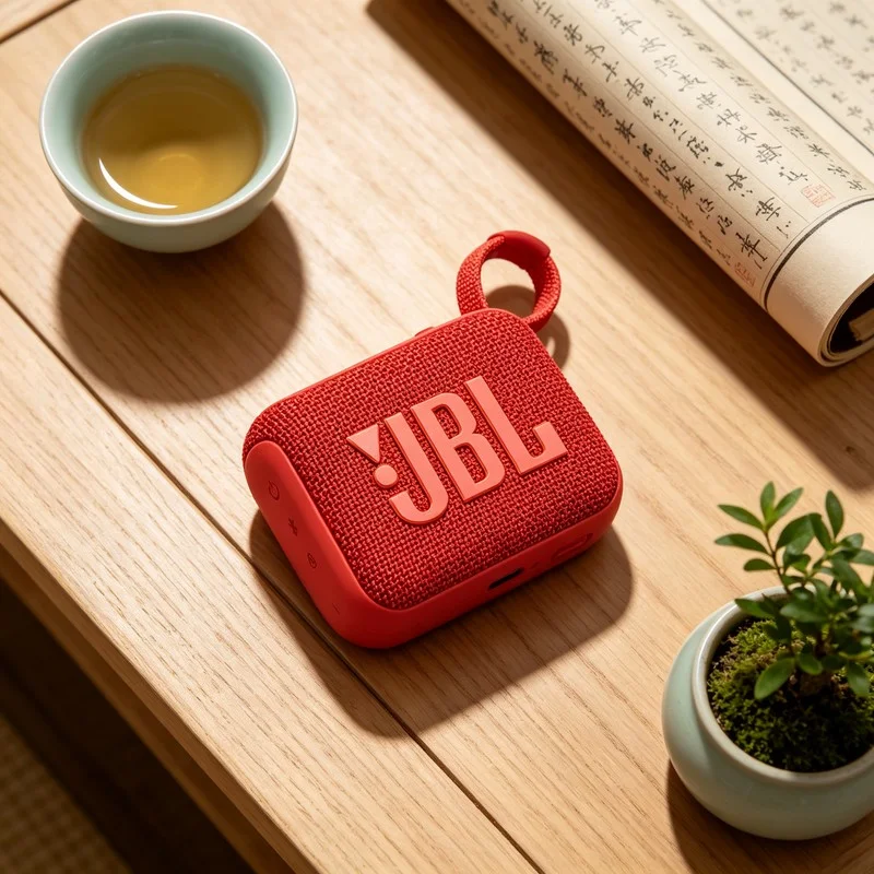 jbl-go4-ポケット型bluetoothスピーカー。シャワーの中で歌うのに最適なクリアな音質。