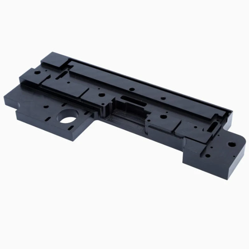 

Cnc Professional Milling Machining Service Black Porous Plastic Mounting Board