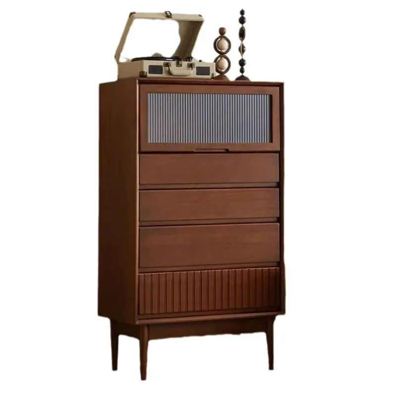 

Solid wood chest of drawers, retro side cabinets, chest of drawers, lockers