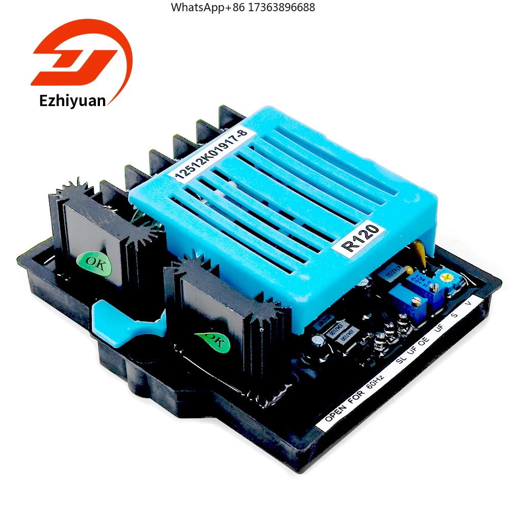 Factory Sales R120 Brushless Avr Quality Goods  Generator Set AC Automatic Voltage Regulator Genset Spare Parts AVR R120
