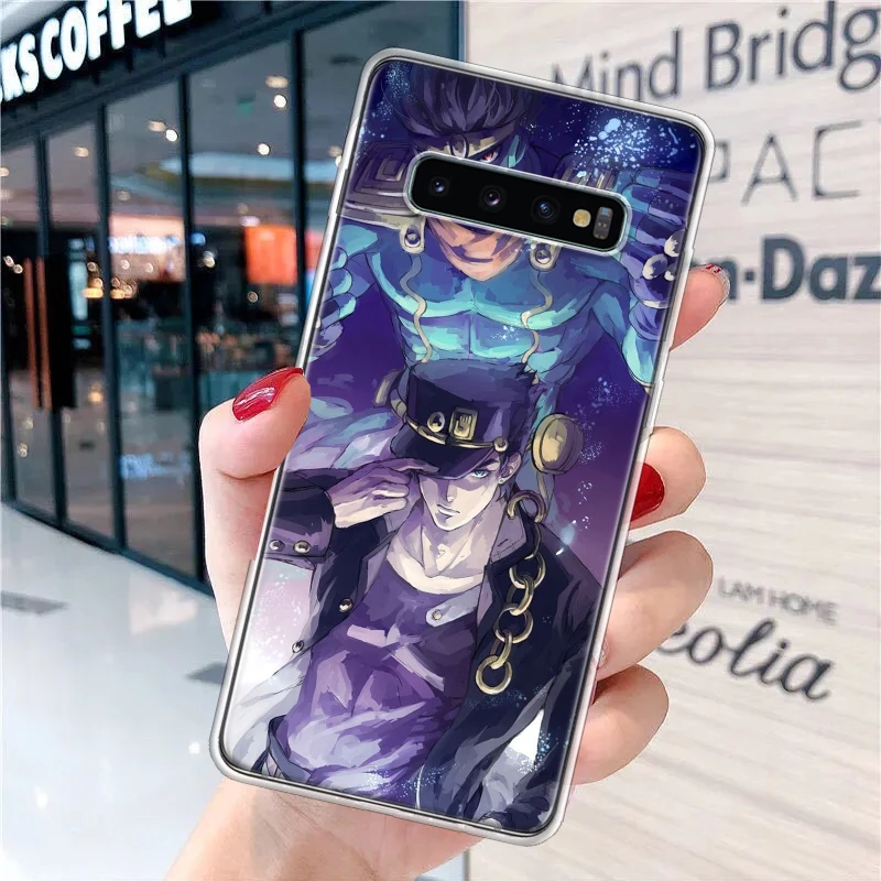 JoJo Bizarre Adventure Soft Phone Case for Samsung Galaxy S24 S23 S22 S21 Ultra S20 FE S10 Plus S9 + Print Fundas Cover Capa