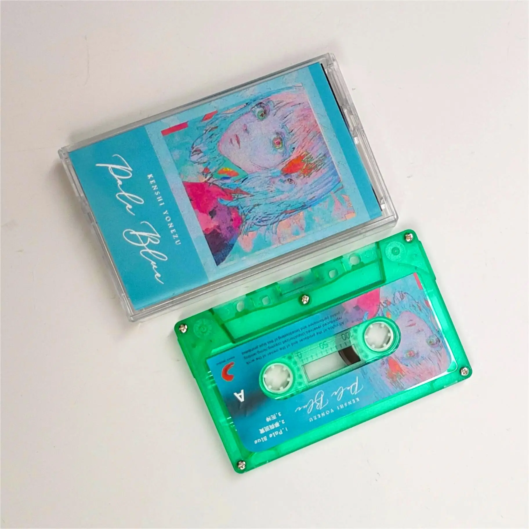 Retro Pop Yonezu Kenshi Music Tape Pale Blue Album Cassettes Cosplay Walkman Car Recorder Soundtracks Box Collection Party Music