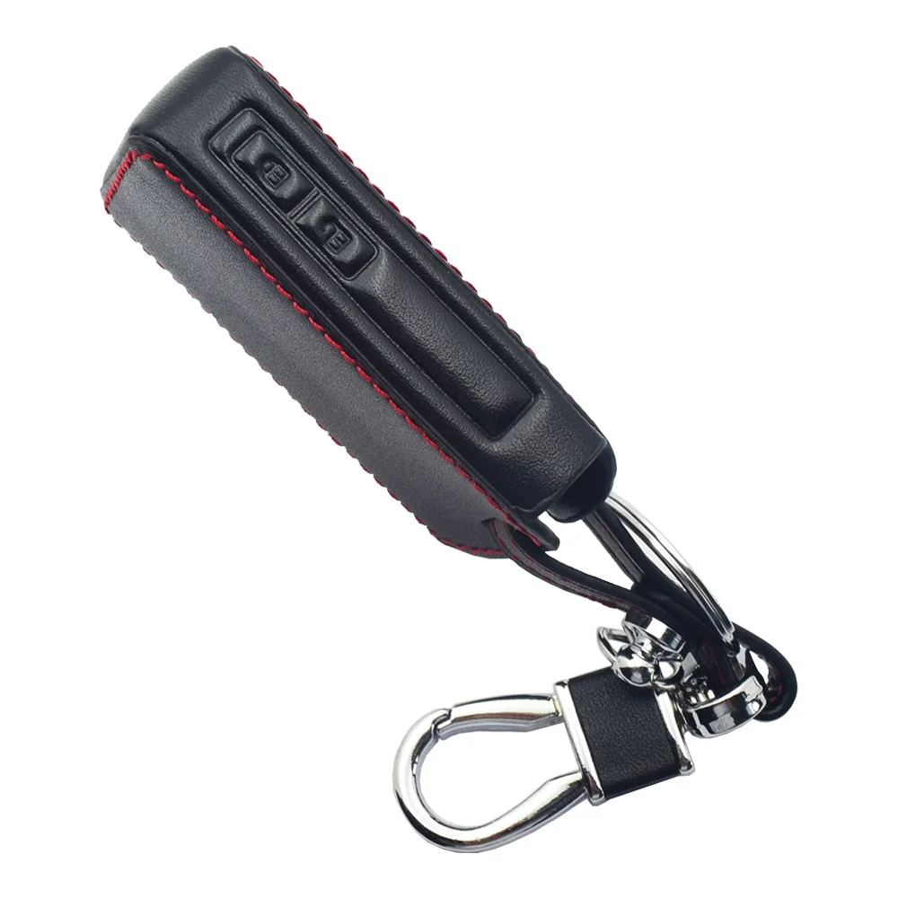 Leder Auto Schlüssel Abdeckung Tasche Für Mazda 3 6 CX-3 CX-5 CX-9 CX-30 CX-60 MX-5 MX-30 Miata 2023 Fernbedienung Fobs Shell Fall Auto Zubehör – Detail 5