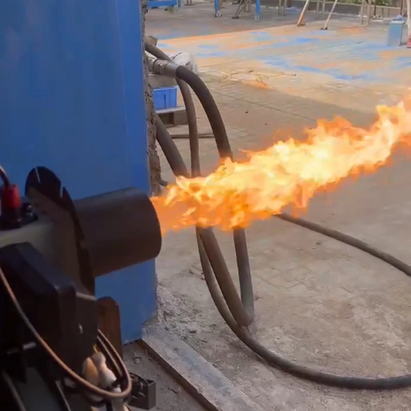 

50,000 kcal waste oil burner single/dual-stage heating aluminum melting furnace commercial hot air boiler industrial burner