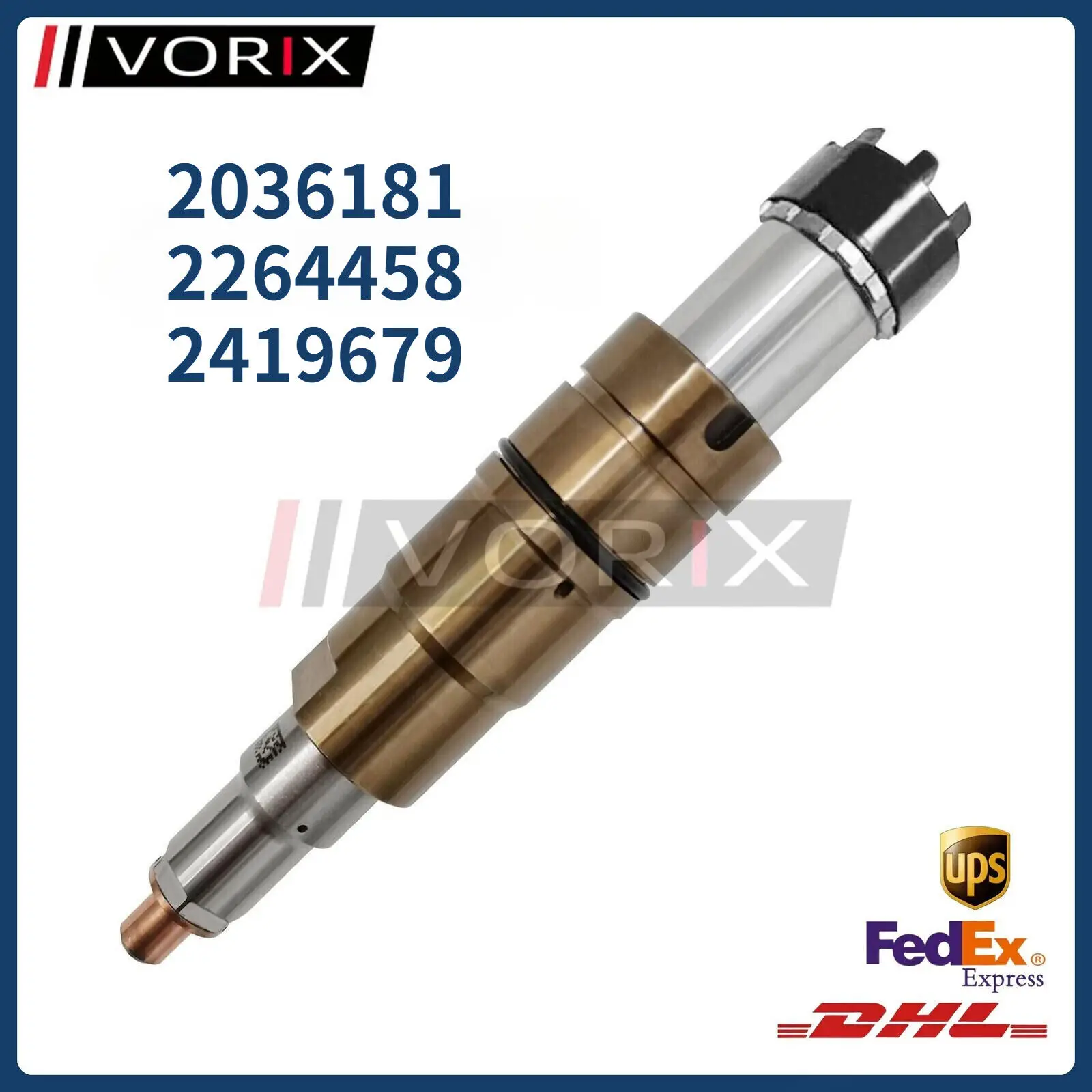 

New Diesel Engine Fuel Injector 2036181 2264458 2419679 For Cummins Series XPI
