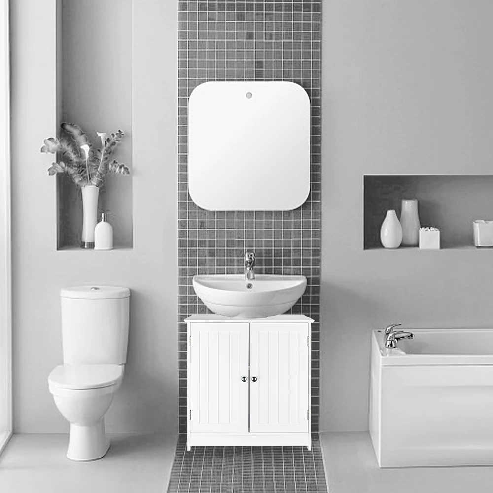 

Storage Furniture Bathroom Sink Cabinet White