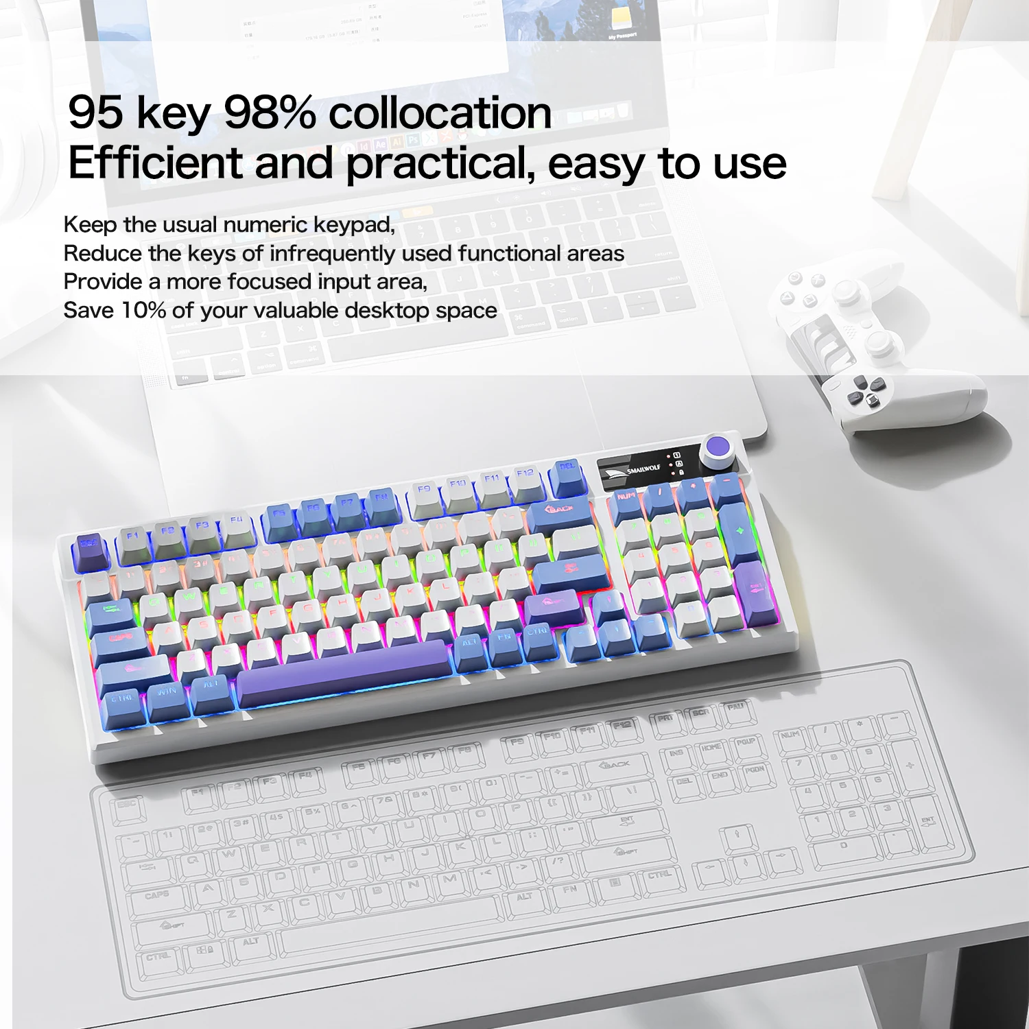 Teclado Mecânico Gamer SMAILWO - Gaming Keyboard And Mouse For Xbox avaliação e preço