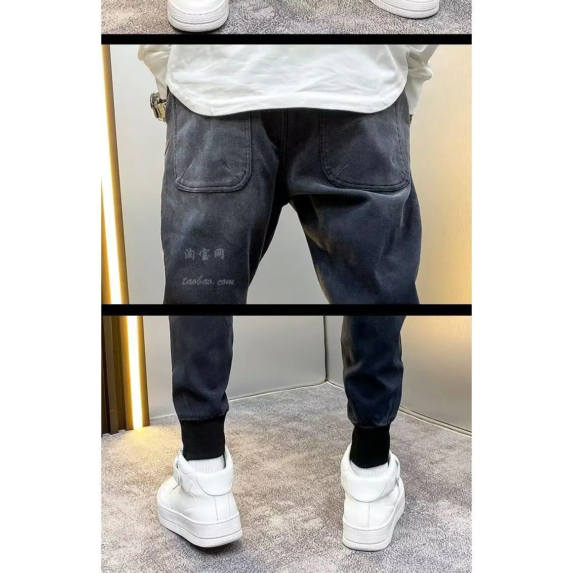 Branded Clothes Cheap Clothing 2000s New 2026 High Brand High Quality Trend Korean Leggings Young Men Slim Casual Harem Jeans