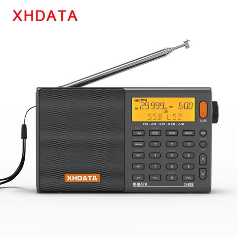Портативное радио XHDATA D-808 с FM/AM, Bluetooth и USB — фото товара