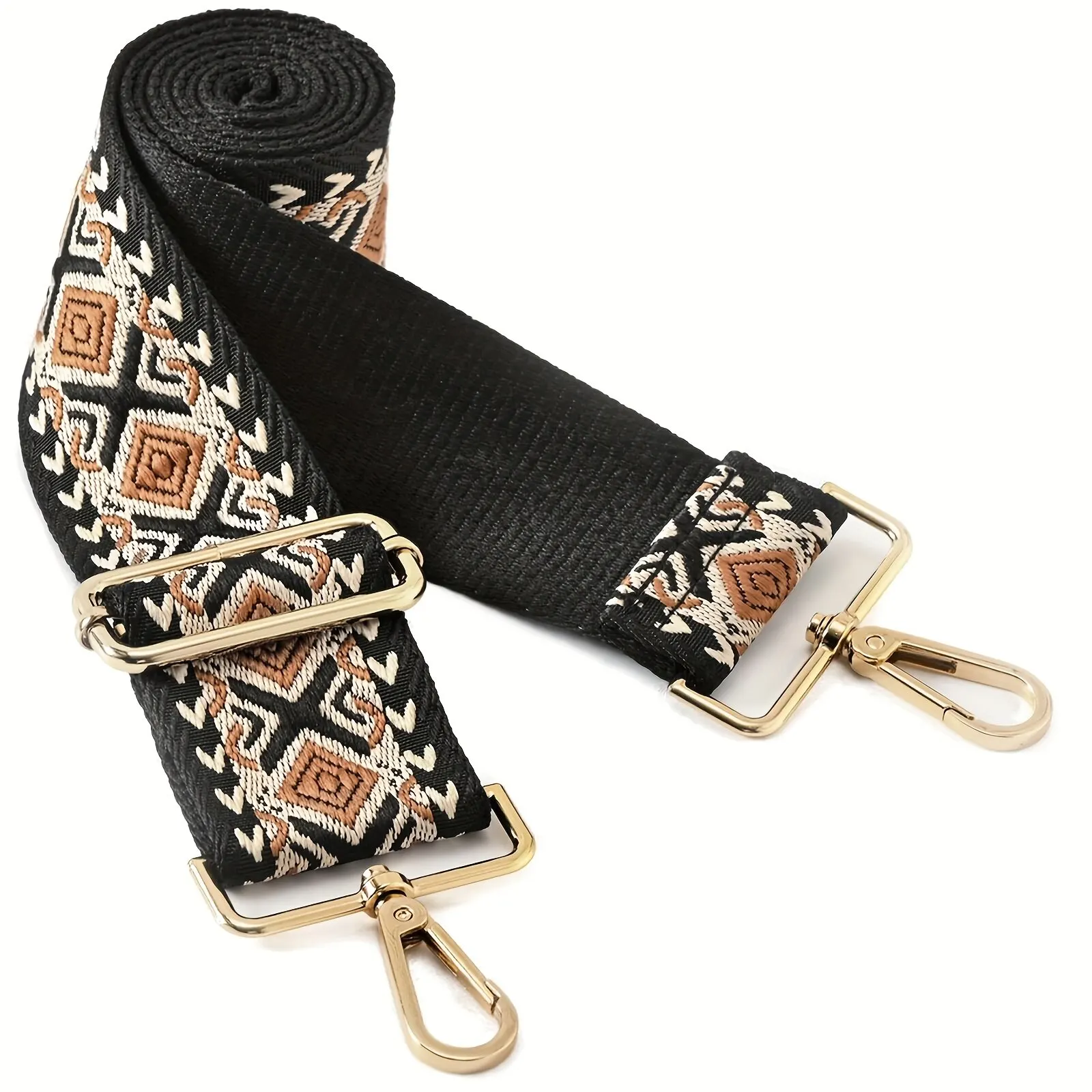 1pc Ethnic Style Purse Strap Replaceable Handbag Fanny Bag Crossbody Bag Strap Simple Adjustable Wide Strap Portable Strap