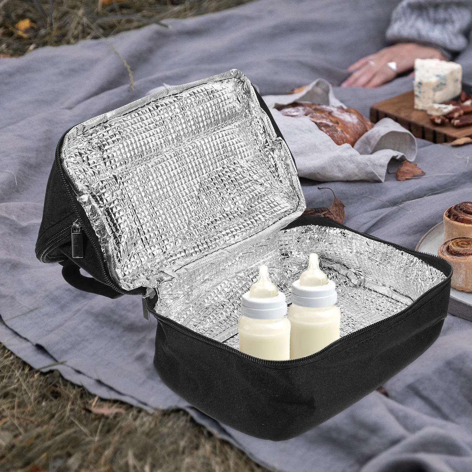 

Insulated Cooler Bag Breastmilk Storage Portable Refrigerator Effectively Locks Nutrients Lunch Box Outing Helper