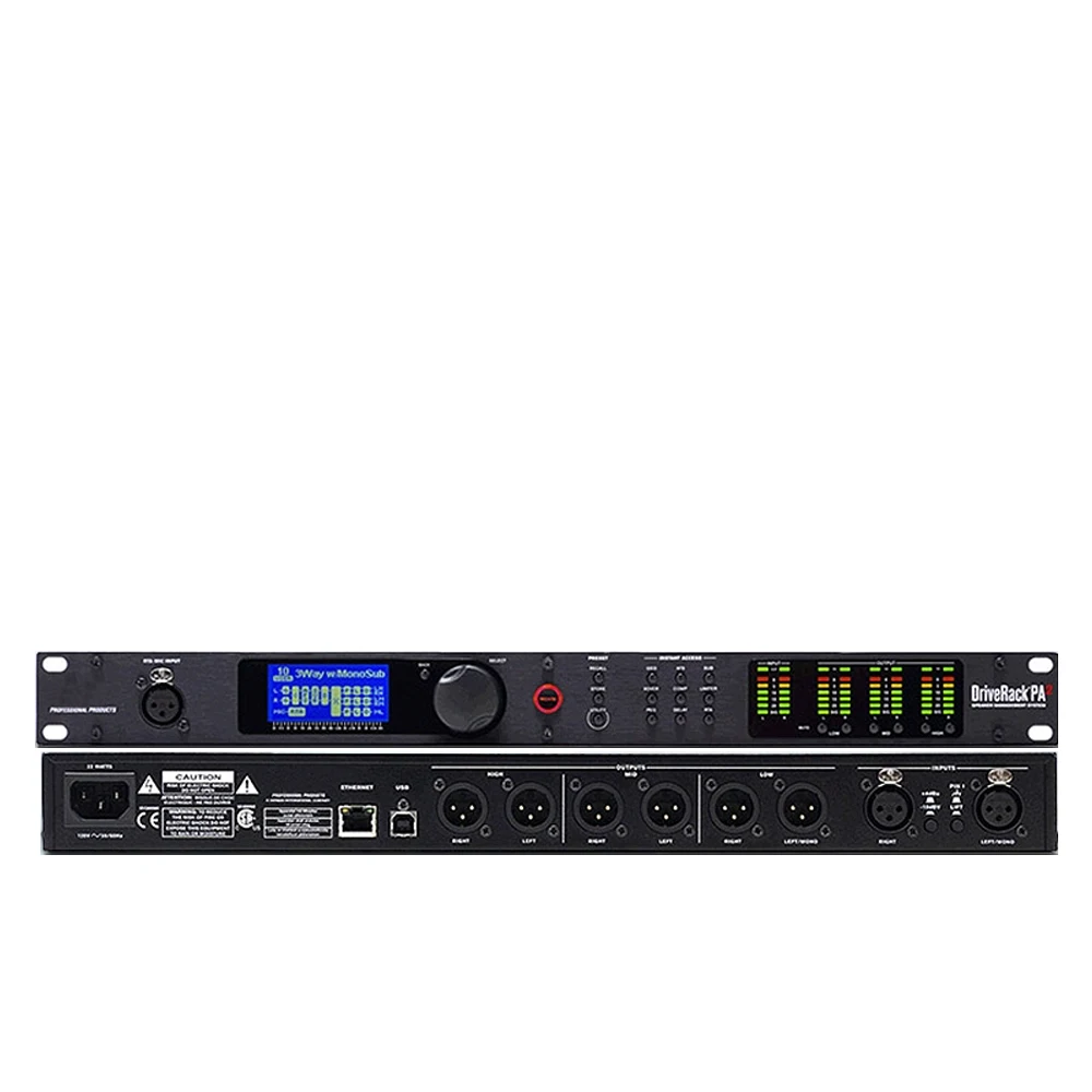 PA2 VENU360 professional digital audio feedback suppressor crossover matrix processor stage performance speaker management syste