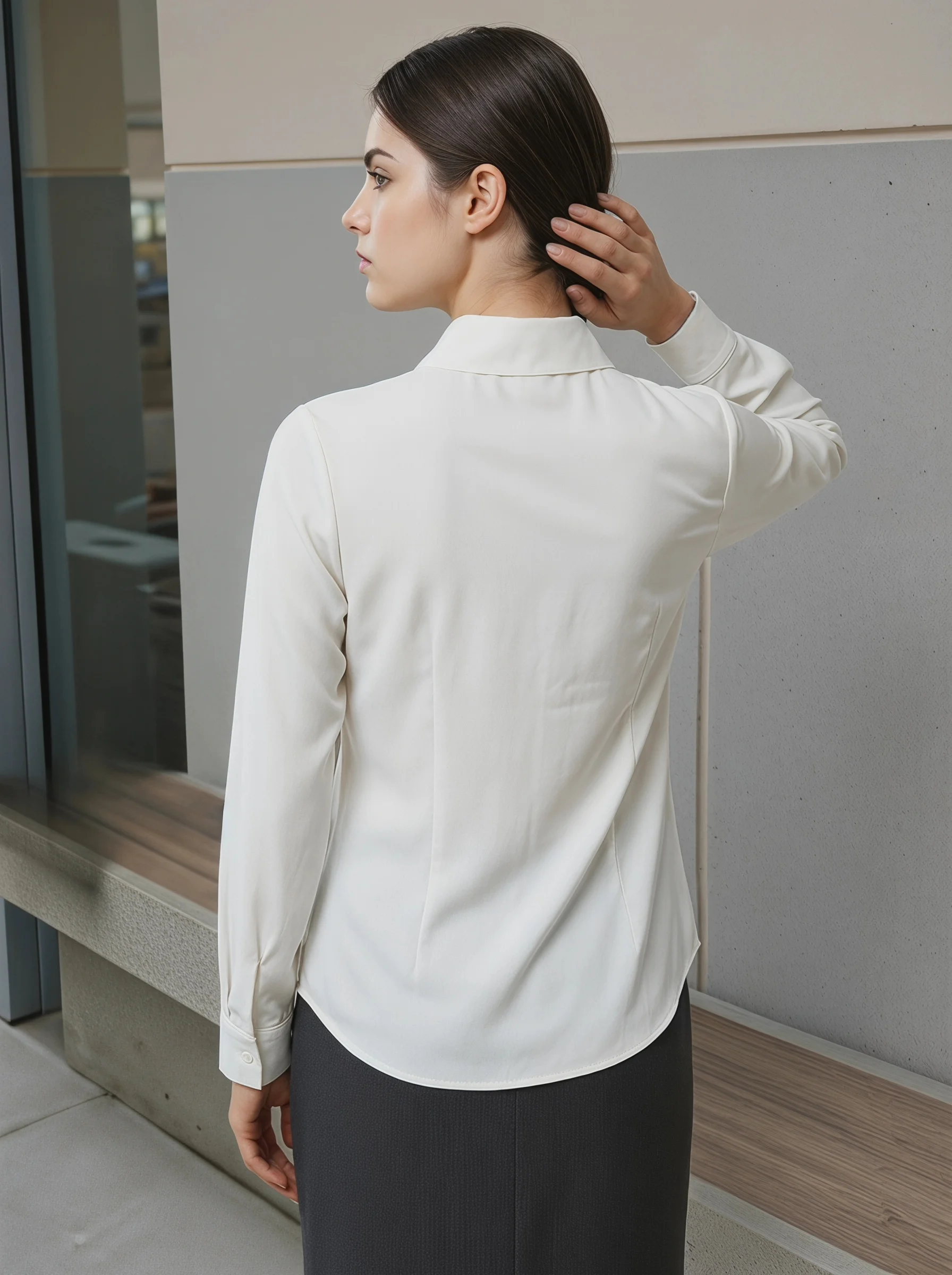 Camisa Plissada Feminina Gadin - Men'S Formal Style avaliação e preço