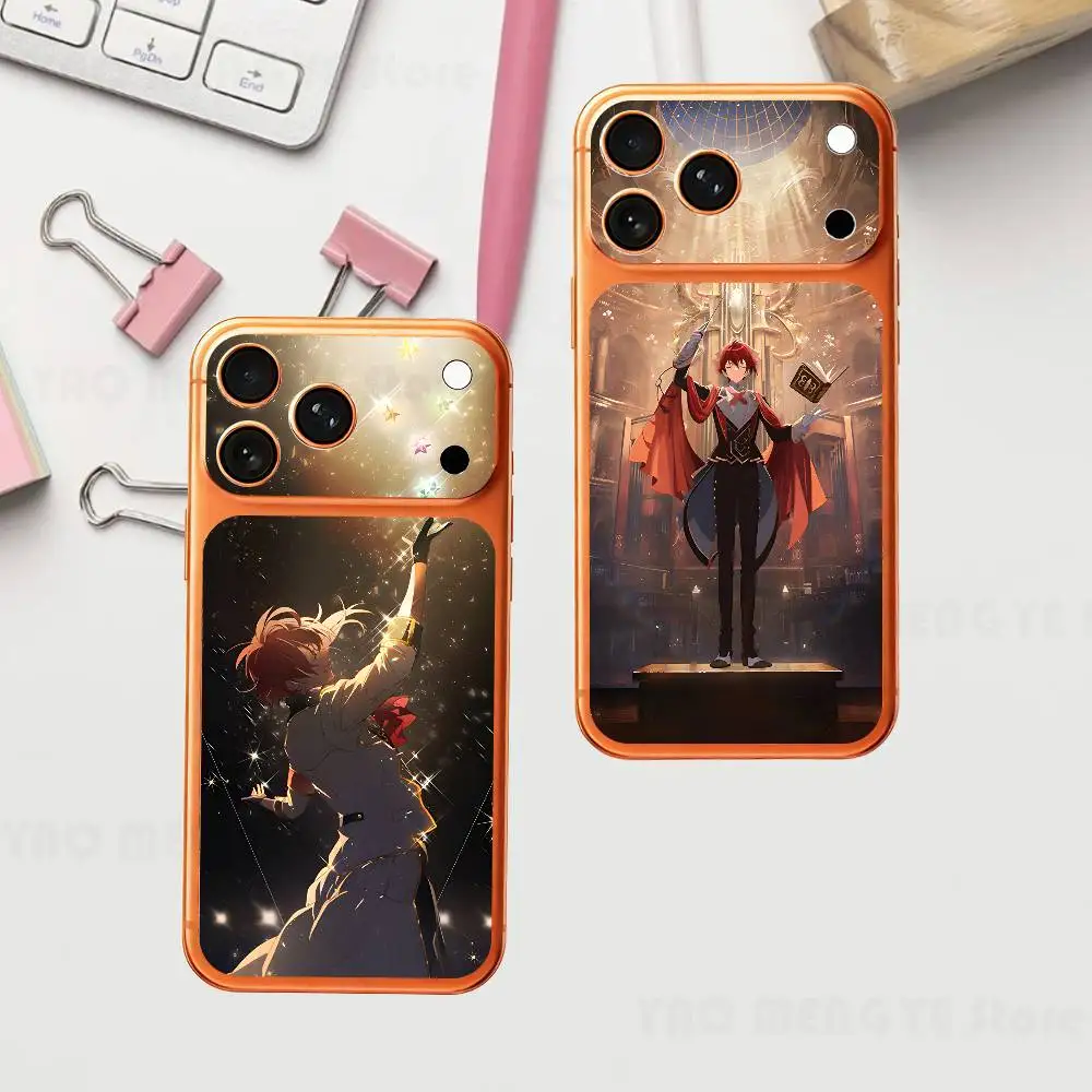 

Music Game IDOLiSH7 Plain Decal Skin For IPhone17 Pro ProMax Back Film Cover Wrap Anti-scratch Durable Sticker