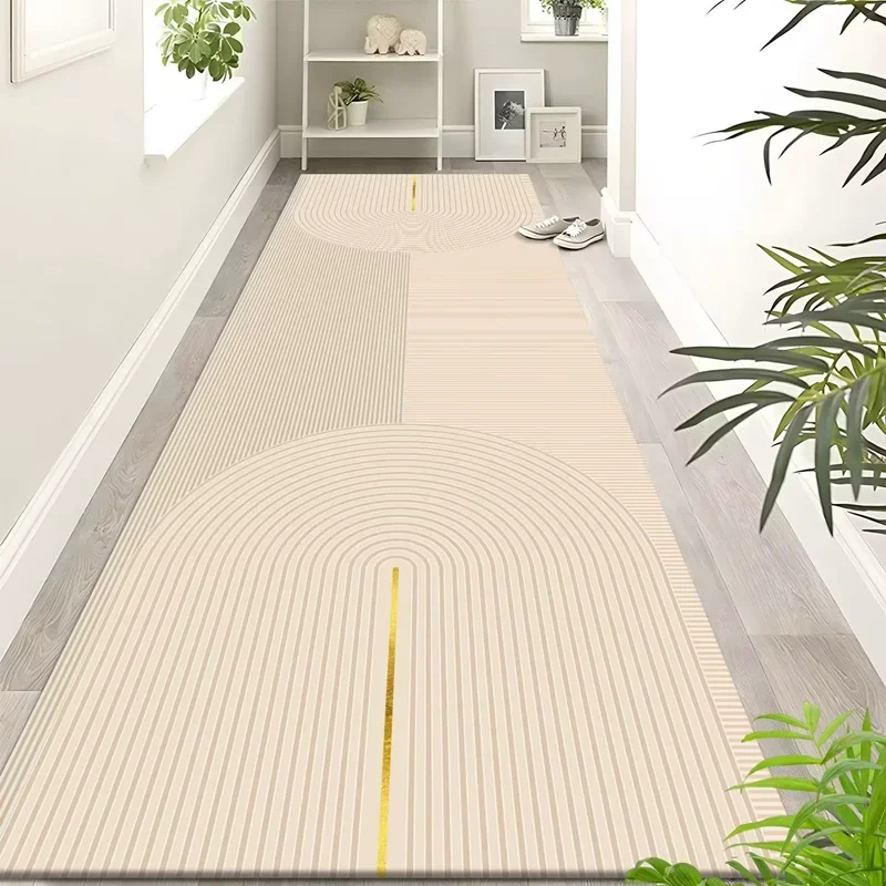 Luxury Corridor Runner Carpet Long Strip Rug for Hallway Living Room Home Aisle Floor Mat Entryway Decor