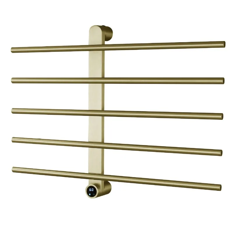 

Wall Mounted Electric Towel Rack Carbon Fiber Heating Towel Warmer Drying Rack