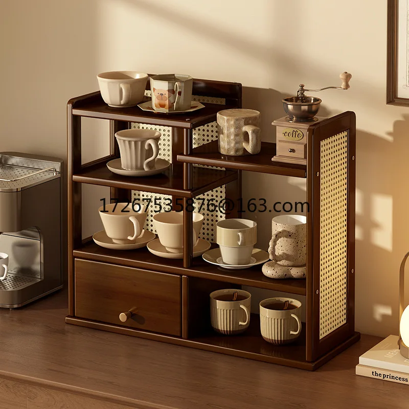 

Home desktop multi-layer tea cup holder, water cup, mug, coffee cup display rack, premium cup storage rack, shelf.
