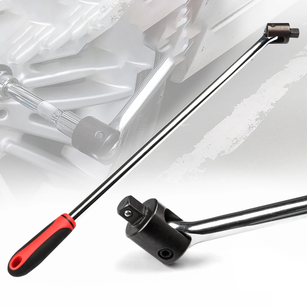 Chave de soquete flexível de 24 polegadas, comprimento 1/2 polegadas, alça de catraca, chave de soquete de torque, chave de liberação rápida automática, ferramentas manuais