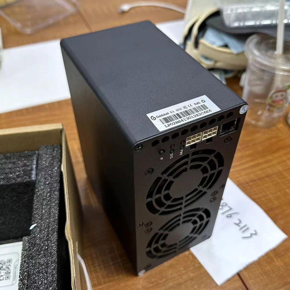 Goldshell KA BOX 1.18T 400W KAS Miner for Home Mining Cryptocurrency Kaspa Rig Asic Crypto Hardware