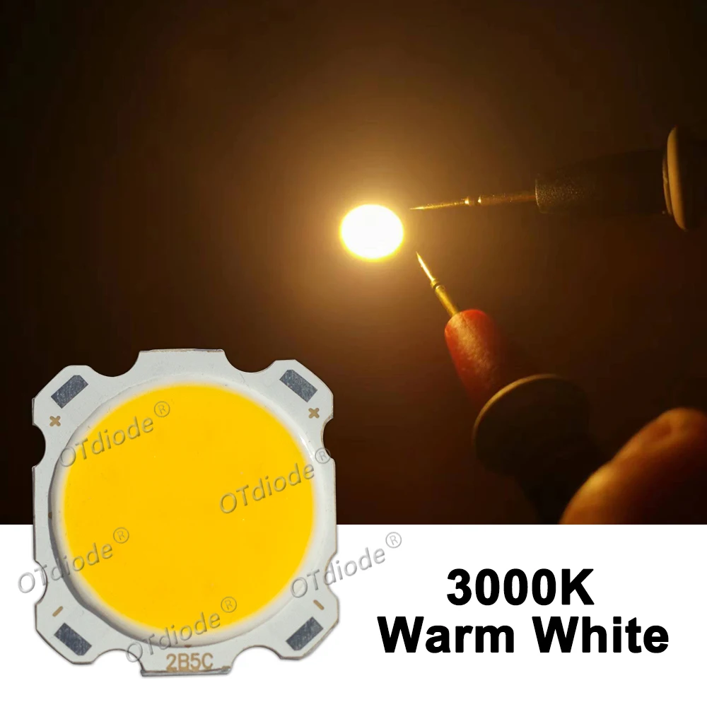 manufacturer 28mm Round Aluminum LED COB Light Source Module 3W 5W 7W 10W 12W COB bulb lamp Flip chips for spotlight