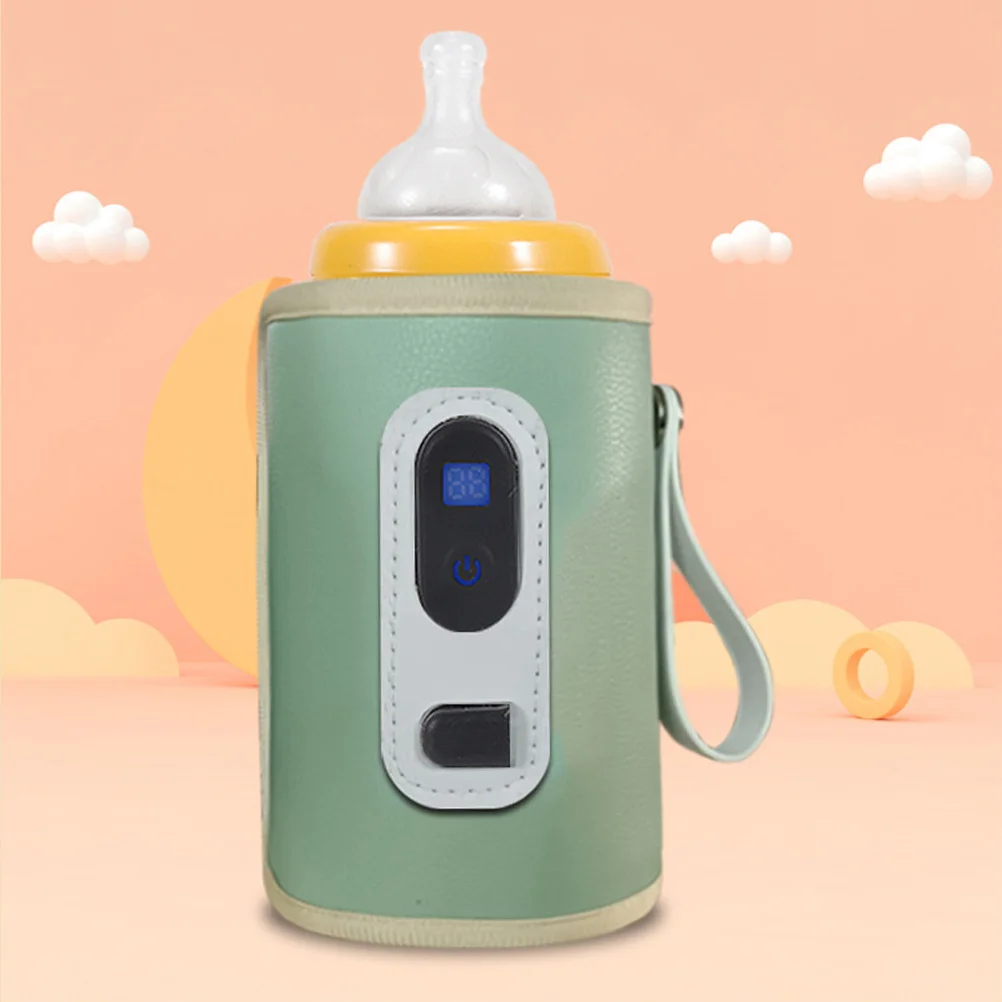 

Digital Baby Bottle Warmer Portable Lightweight Insulation Heating Sheet Adjustable Gears for Travel Outdoor Use