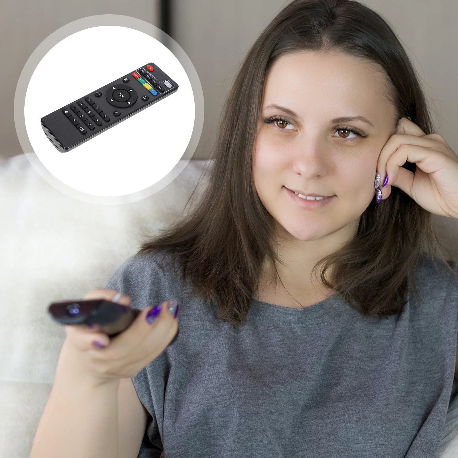 

Universal Remote Controller Replacement 31 Keys Eco Friendly Compatible Remote Player for Old New Sets