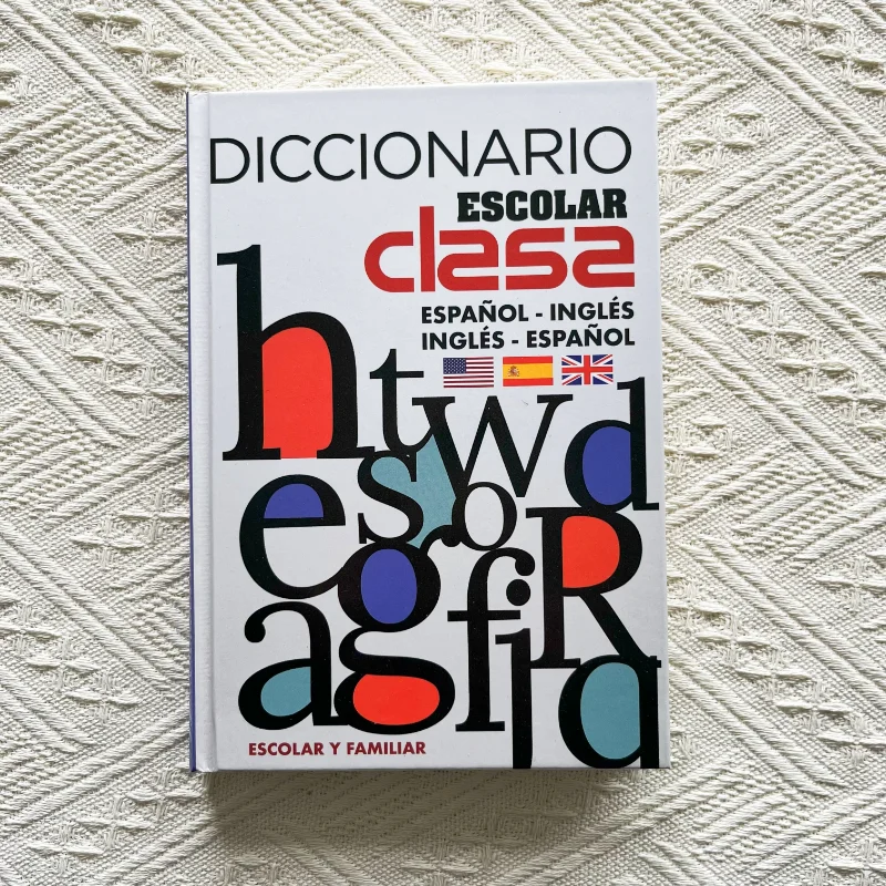 English-Spanish Bilingual Dictionary, Student and Family Reference Book, Spanish-English Translation Tool for Learning/daily