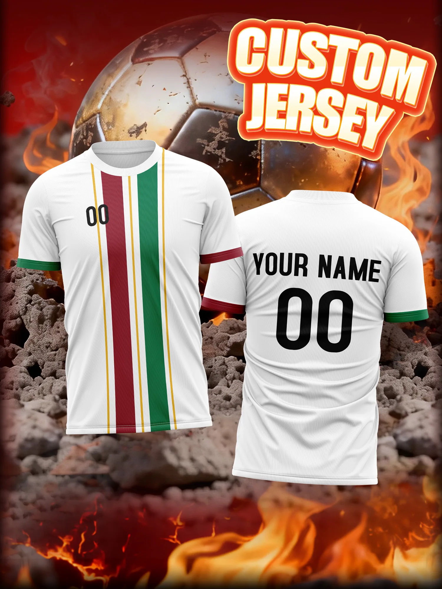 

Футболка с индивидуальным изображением, номером и именем, ретро-классический комплект, ностальгическая футбольная форма в стиле старой школы