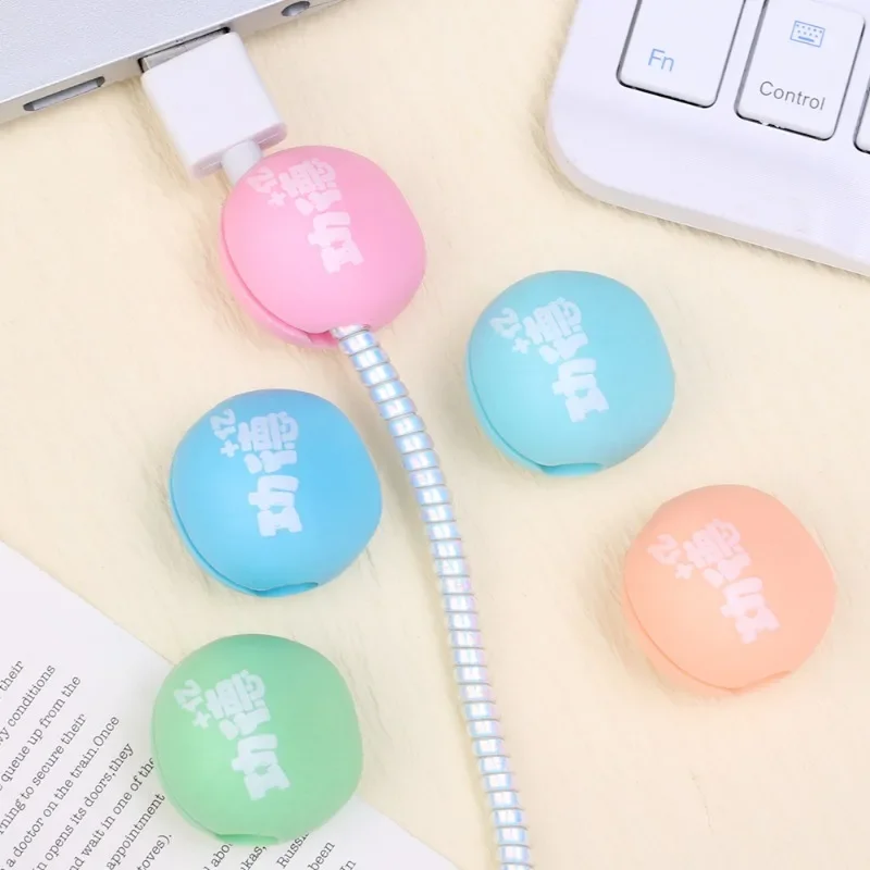 Multifunctional Cable Organizer Clip Holder Wooden Fish Hooks Wire Wall Hooks Hanger Storage Cable Holder for Earphone Mouse