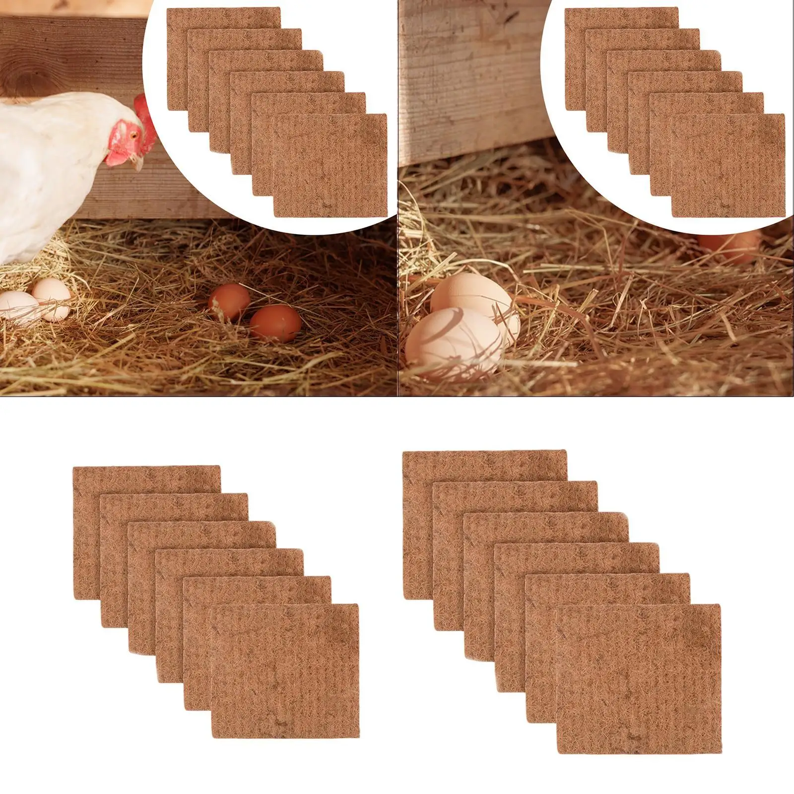 

Коврики для куриного гнезда, принадлежности для птицы, дышащие многоразовые квадратные коврики для рептилий