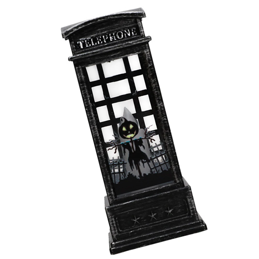 

1Pcs Halloween Pumpkin Wind Lamp Decorative Light for Halloween Atmosphere Tabletop Office Bookshelf Household Lamp Decoration