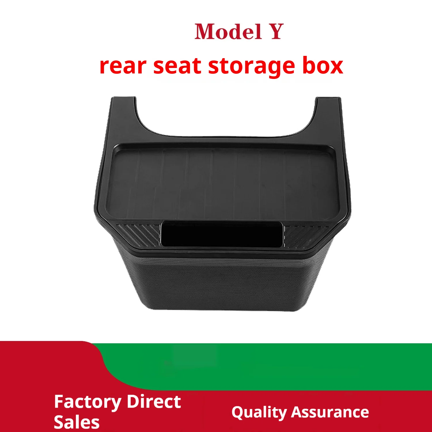 

For Model 3 Y Rear Storage Box Car Trash Can Organizer Bin Rear Seat Console Auto Interior Accessories