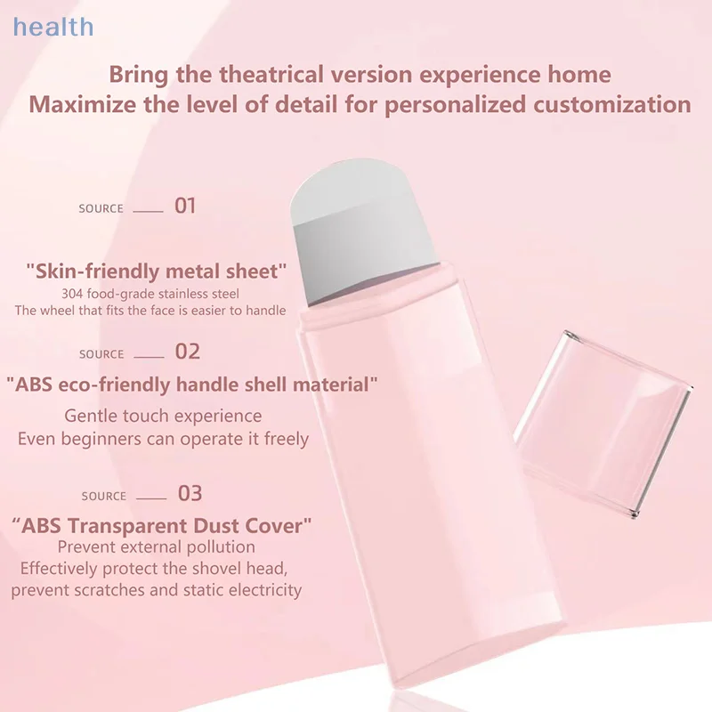 Scrubber per la pelle del viso Spatola per il viso Esfoliante Strumento per la pulizia profonda Rimozione di comedone Detergente per pori Spatola per la pelle del corpo Strumento per la cura della pelle