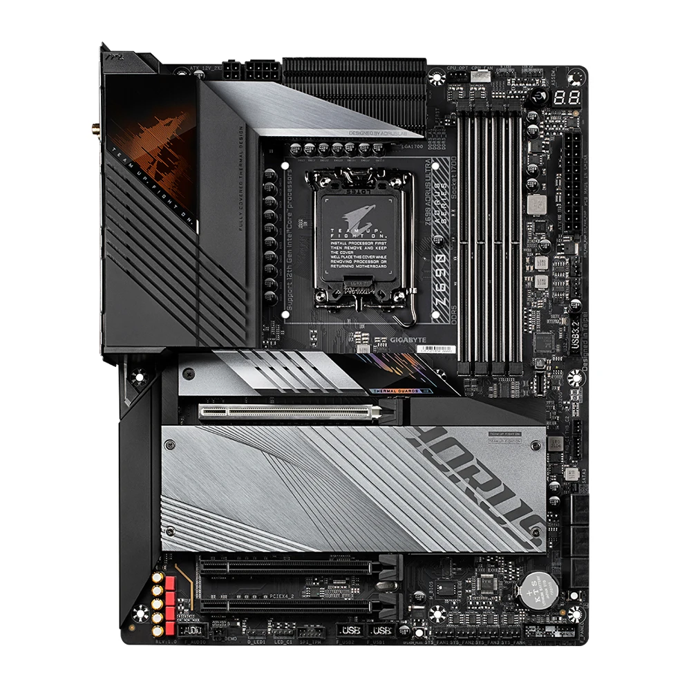 Gigabyte Z690 AORUS ULTRA Motherboard uses the Intel Z690 Chipset LGA1700 Socket Support i9-12900K 12900T i7-12700K DDR5 ATX