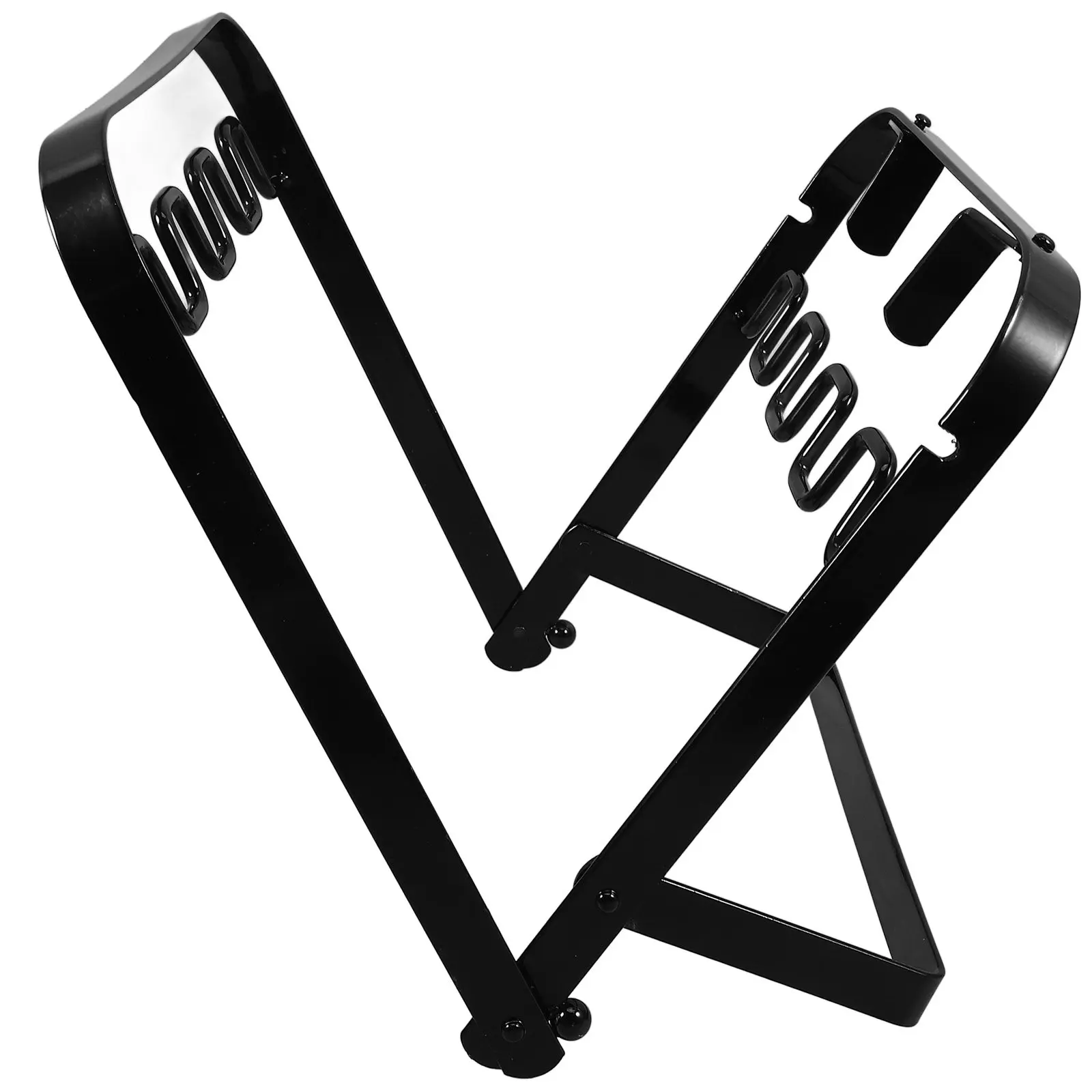 Foldable Garbage Bag Rack Iron Material Outdoor Trash Bag Holder Portable Hanging Rack for Camping Lawn Garden