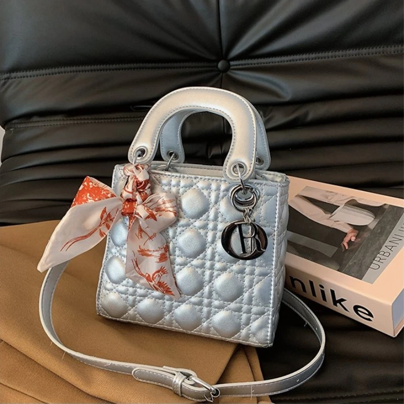 

Простая сумка через плечо для подмышек, женская сумка, легкая сумка с принтом для дальнозоркости, модная повседневная сумка, креативный стиль Майяра