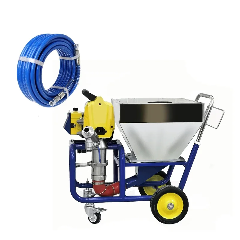 

Made in China 2200W High Quality Plunger Multifunctional Real Stone Lacquer Mortar Paint Spraying Machine