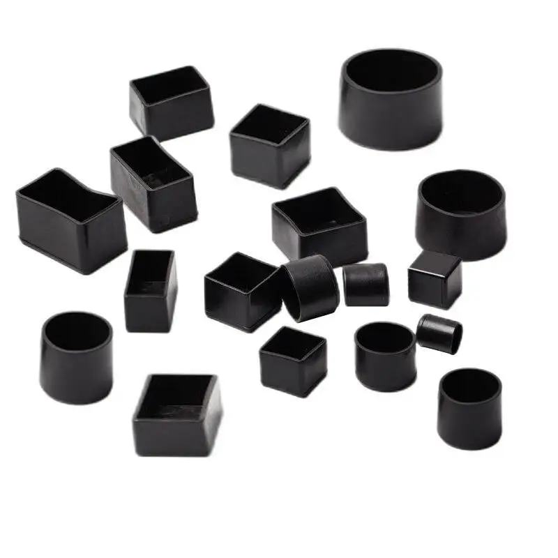 4-12PCS Silicone Chair Leg Caps, Non-Slips Floor Protector, Table Leveling Feet, Dust-Proof Furniture Leg Caps for Hardwood Tile