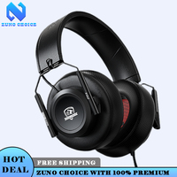 Zuno BORZQIZ JT01x Studio Headphones High Resolution Flodable Professional Monitoring Headphones 3.5MM+6.3MM Wired Headphones