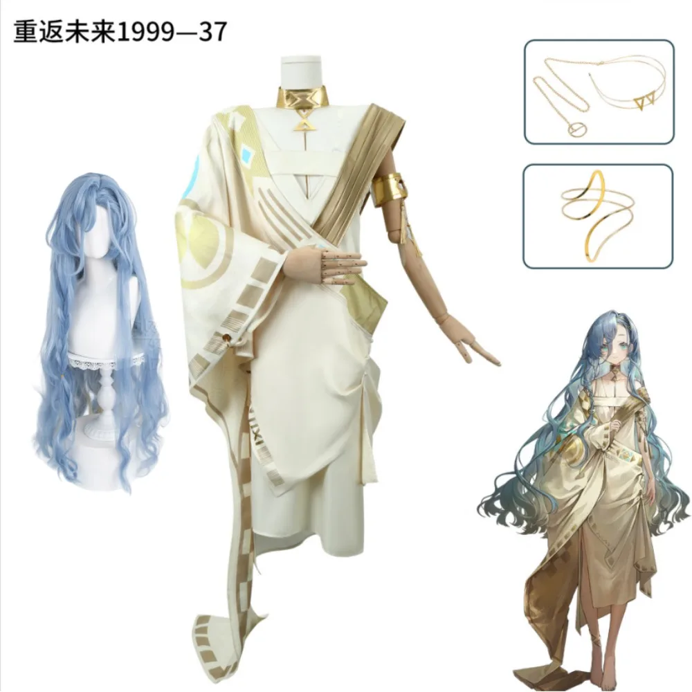 

Reverse 1999 37 Cosplay Full Set The Prisoner in The Cave Arcanist Insight Game Costume Adult Women Halloween Comic Con Outfit