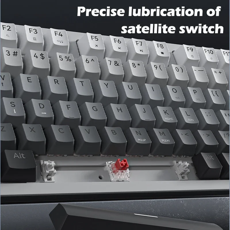 FURYToxic-Clavier mécanique de jeu à LED, clavier de jeu, 90% pleine grandeur, interrupteur à 3 broches, capuchon de touche, PBT, N-Key Office, pun94 prédire, document nickel é ZA94