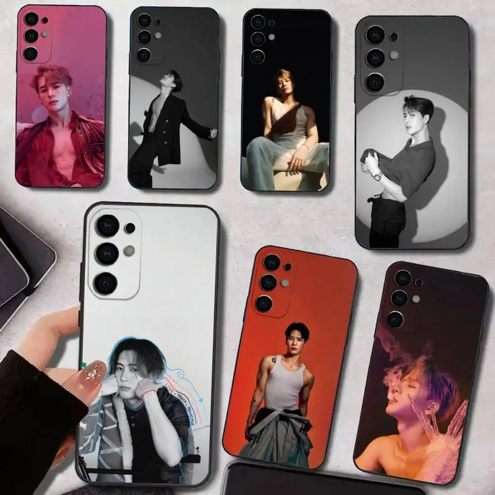 حافظة هاتف مغنية J-Jackson P.Jack W-Wang لهاتف سامسونج S25، S24، S21، S22، S23، S30، Ultra، S20، Plus، Fe، Lite، Note، 10,9,5G غطاء أسود