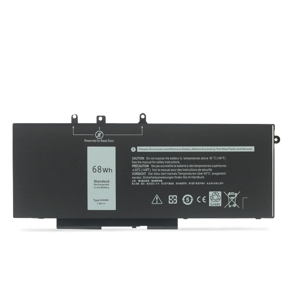 Batterie d'ordinateur portable GJKNX pour Dell Precision 3520 3530 pour Dell Latitude 5480 5490 5491 5495 5580 5590 série haute qualité GD1JP 7.6V