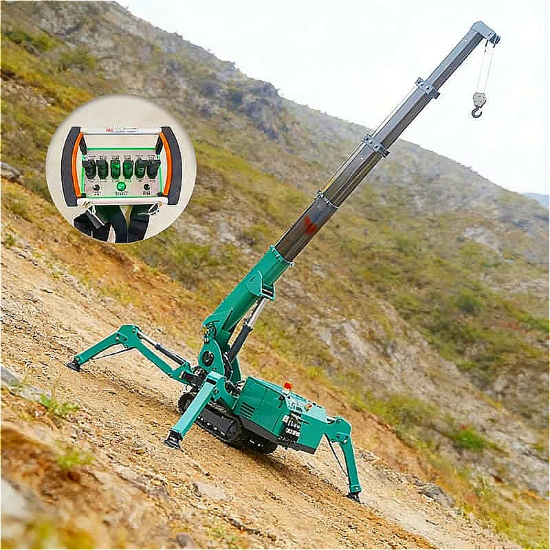 Limited Space Spider Crane Mini Tracked Mobile Hoist for Substation Maintenance 2.95Ton Customized High Efficiency